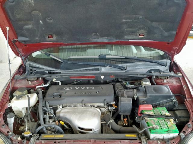 JTKDE167760142084 - 2006 TOYOTA SCION TC ბურგუნდია ფოტო 7