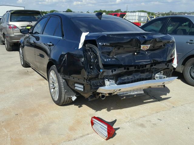 1G6AR5SX4J0186177 - 2018 CADILLAC CTS LUXURY BLACK photo 3