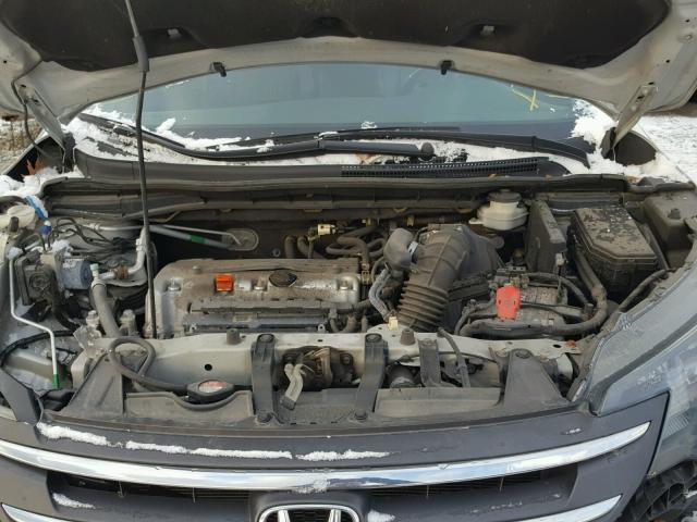 2HKRM4H72CH600580 - 2012 HONDA CR-V EXL SILVER photo 7