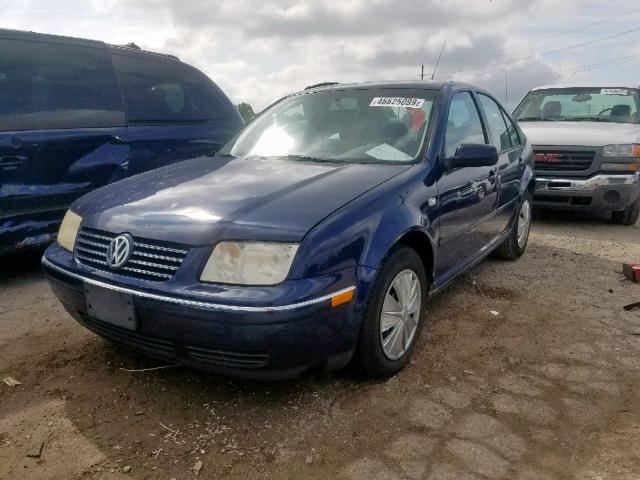 3VWRK69M84M011869 - 2004 VOLKSWAGEN JETTA GL BLUE photo 2