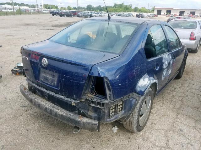 3VWRK69M84M011869 - 2004 VOLKSWAGEN JETTA GL BLUE photo 4