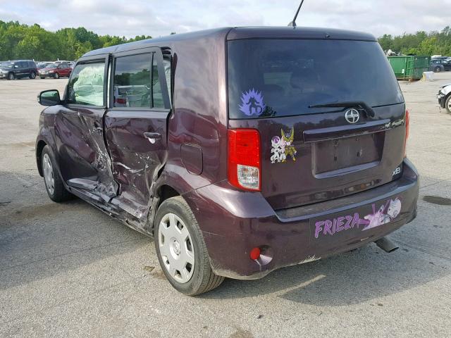 JTLZE4FE8CJ022558 - 2012 TOYOTA SCION XB იასამნისფერი ფოტო 3