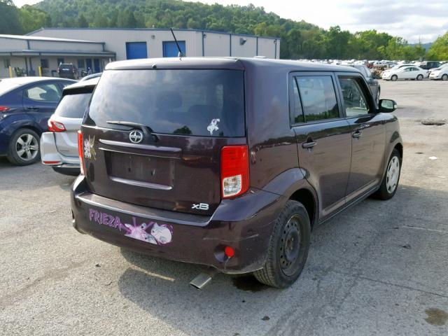 JTLZE4FE8CJ022558 - 2012 TOYOTA SCION XB იასამნისფერი ფოტო 4