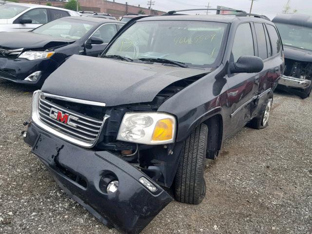 1GKDT13S182153664 - 2008 GMC ENVOY BLACK photo 2