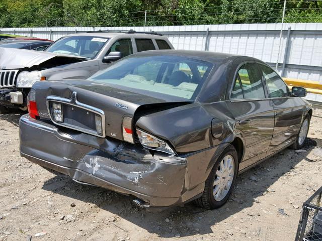 1LNHM86S83Y654289 - 2003 LINCOLN LS GRAY photo 4