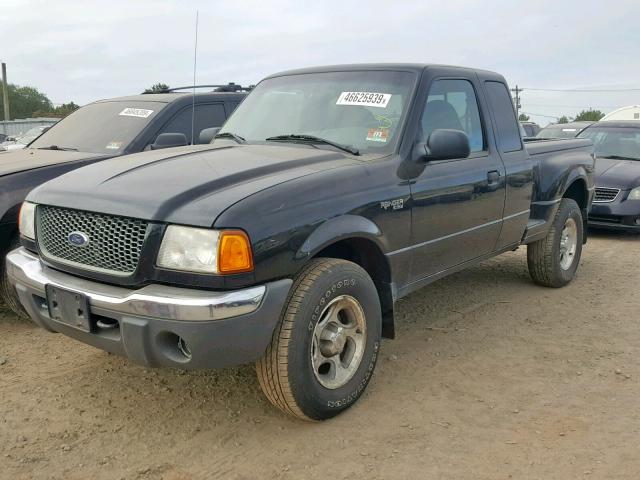 1FTZR15E01TA43079 - 2001 FORD RANGER SUP BLACK photo 2