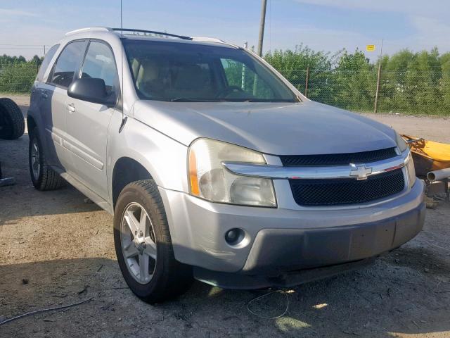 2CNDL73F556181804 - 2005 CHEVROLET EQUINOX LT SILVER photo 1