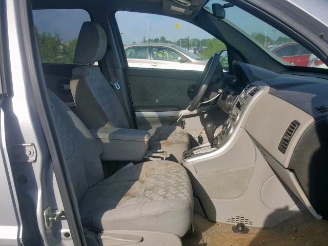 2CNDL73F556181804 - 2005 CHEVROLET EQUINOX LT SILVER photo 5