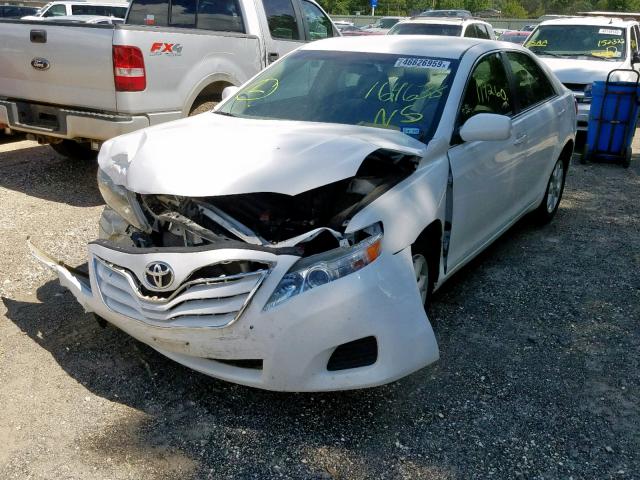 4T4BF3EK0BR164638 - 2011 TOYOTA CAMRY BASE WHITE photo 2