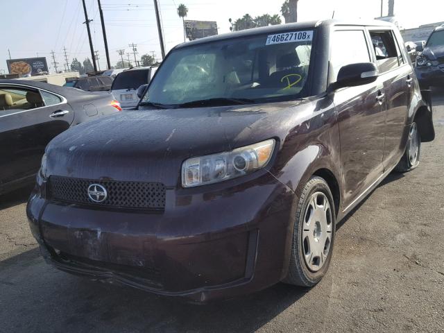 JTLKE50EX91090496 - 2009 TOYOTA SCION XB Bənövşəyi foto 2