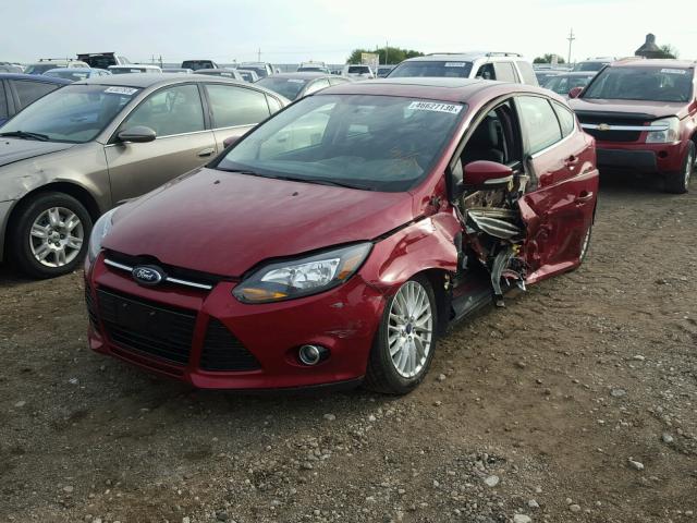 1FADP3N24DL123609 - 2013 FORD FOCUS TITA RED photo 2