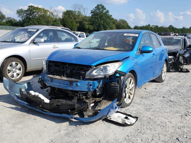 JM1BL1K58B1452435 - 2011 MAZDA 3 S BLUE photo 2