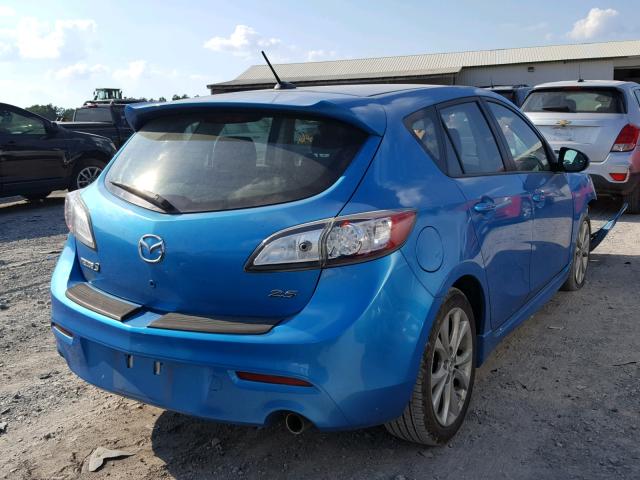 JM1BL1K58B1452435 - 2011 MAZDA 3 S BLUE photo 4