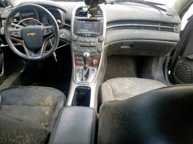 1G11J5SX1DF209106 - 2013 CHEVROLET MALIBU LTZ შავი ფოტო 9