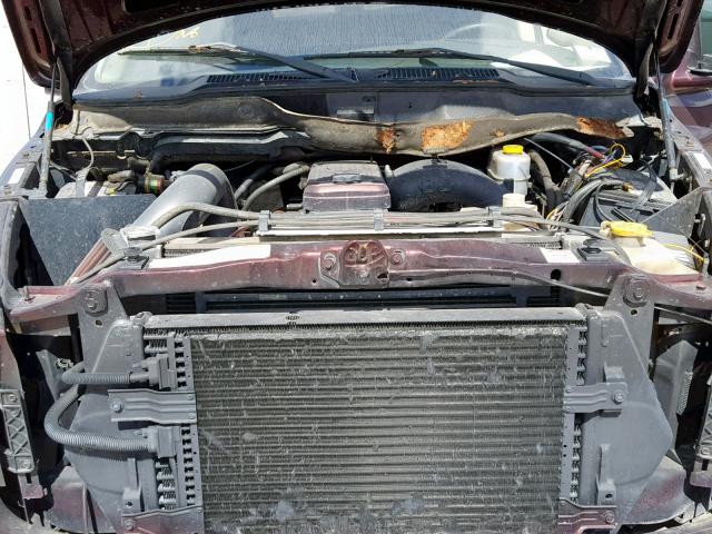 3D7KU28693G724132 - 2003 DODGE RAM 2500 S წითელი ფოტო 7