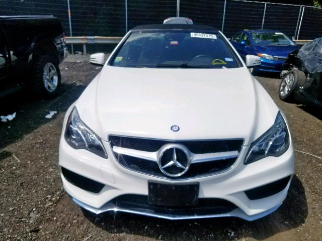 WDDKK6FF8GF339202 - 2016 MERCEDES-BENZ E 400 WHITE photo 9