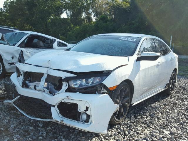 SHHFK7H46HU203989 - 2017 HONDA CIVIC SPOR WHITE photo 2