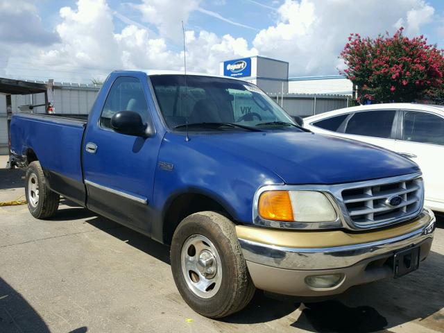 2FTRF17274CA91642 - 2004 FORD F-150 HERI BLUE photo 1