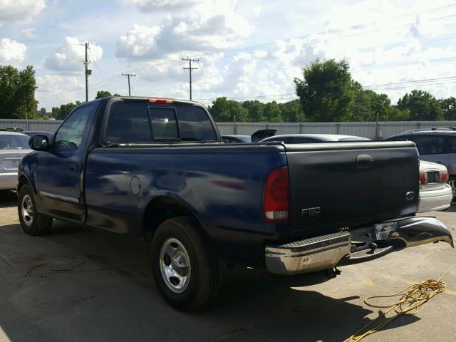 2FTRF17274CA91642 - 2004 FORD F-150 HERI BLUE photo 3