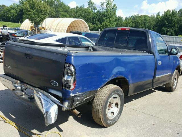 2FTRF17274CA91642 - 2004 FORD F-150 HERI BLUE photo 4