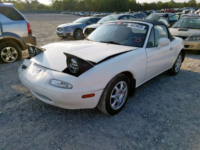 JM1NA3535S0618134 - 1995 MAZDA MX-5 MIATA WHITE photo 2