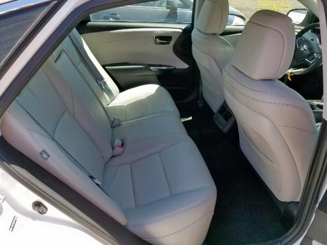 4T1BK1EB0HU260093 - 2017 TOYOTA AVALON XLE WHITE photo 6