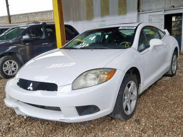 4A3AK24F09E037863 - 2009 MITSUBISHI ECLIPSE GS WHITE photo 2