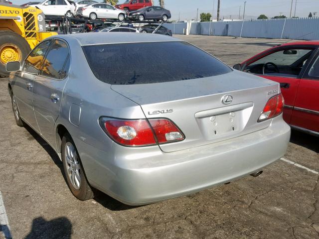 JTHBF30G825028154 - 2002 LEXUS ES 300 SILVER photo 3