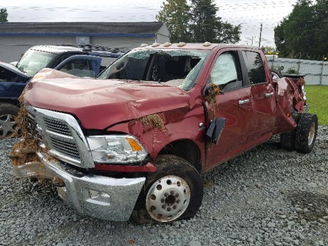 3C63DRHL8CG287535 - 2012 DODGE RAM 3500 S BURGUNDY photo 2