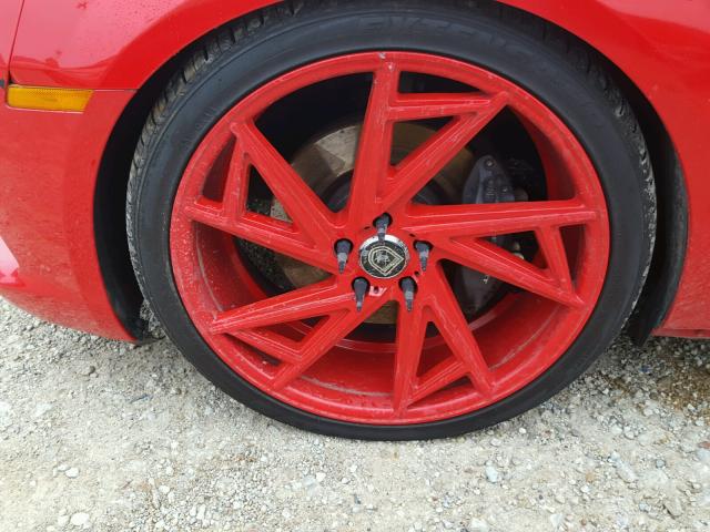 2G1FK1EJ3F9203077 - 2015 CHEVROLET CAMARO 2SS RED photo 10