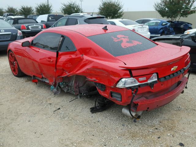 2G1FK1EJ3F9203077 - 2015 CHEVROLET CAMARO 2SS RED photo 3