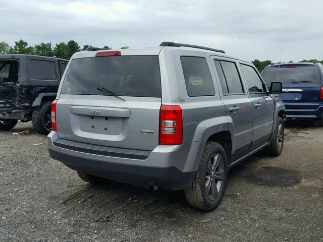 1C4NJPFA4FD185912 - 2015 JEEP PATRIOT LA SILVER photo 4