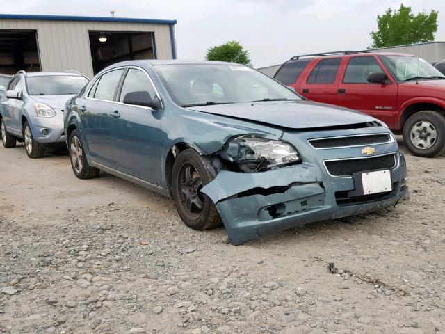 1G1ZH57B794203616 - 2009 CHEVROLET MALIBU 1LT BLUE photo 1