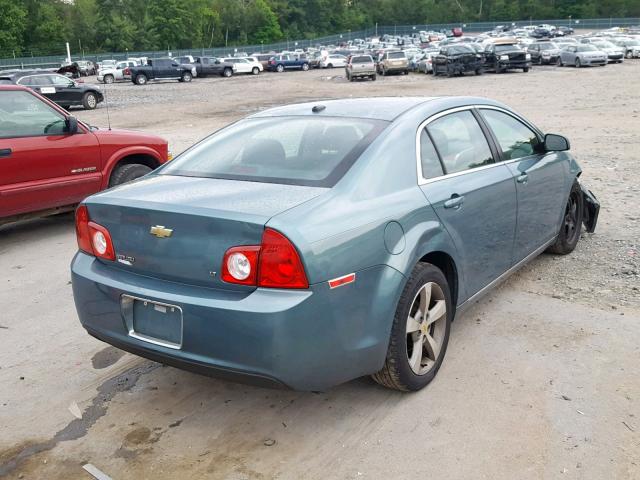 1G1ZH57B794203616 - 2009 CHEVROLET MALIBU 1LT BLUE photo 4
