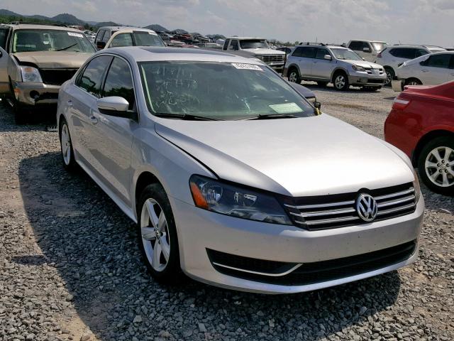 1VWBP7A32DC079503 - 2013 VOLKSWAGEN PASSAT SE SILVER photo 1