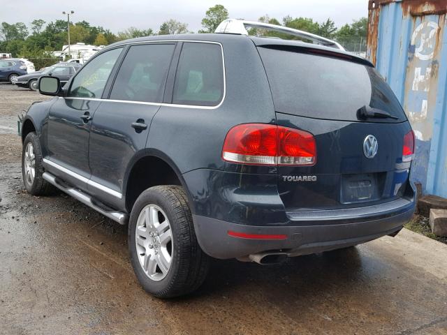 WVGMM77L95D008625 - 2005 VOLKSWAGEN TOUAREG 4. GREEN photo 3