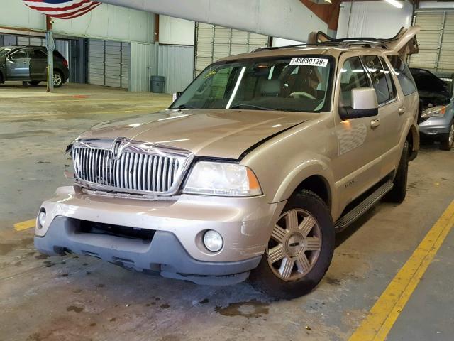 5LMEU68H95ZJ14968 - 2005 LINCOLN AVIATOR ბეჟი ფოტო 2