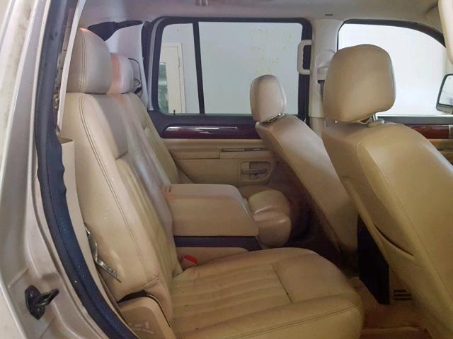 5LMEU68H95ZJ14968 - 2005 LINCOLN AVIATOR ბეჟი ფოტო 6