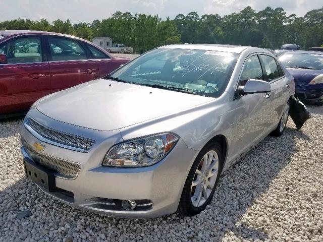 1G1ZG5E7XCF279148 - 2012 CHEVROLET MALIBU LTZ ვერცხლისფერი ფოტო 2