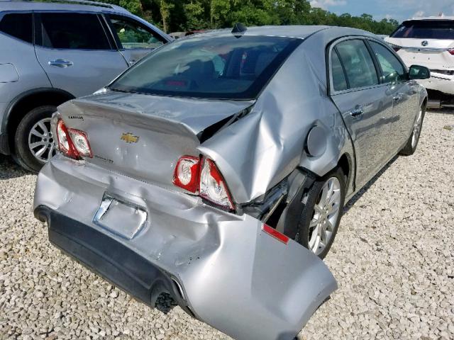 1G1ZG5E7XCF279148 - 2012 CHEVROLET MALIBU LTZ ვერცხლისფერი ფოტო 4