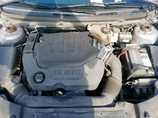 1G1ZG5E7XCF279148 - 2012 CHEVROLET MALIBU LTZ ვერცხლისფერი ფოტო 7