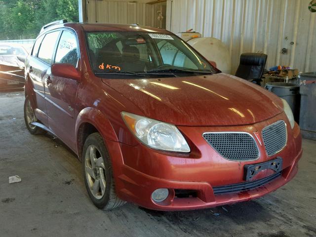 5Y2SM63895Z416181 - 2005 PONTIAC VIBE RED photo 1