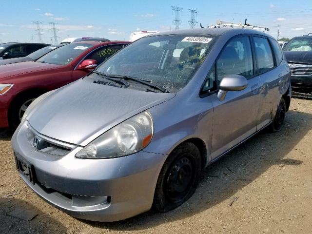 JHMGD38418S039433 - 2008 HONDA FIT SILVER photo 2