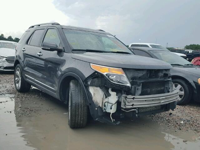 1FM5K7F87FGA89504 - 2015 FORD EXPLORER L GRAY photo 1