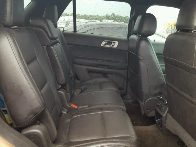 1FM5K7F87FGA89504 - 2015 FORD EXPLORER L GRAY photo 6