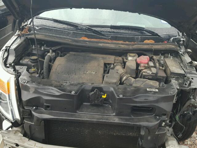 1FM5K7F87FGA89504 - 2015 FORD EXPLORER L GRAY photo 7