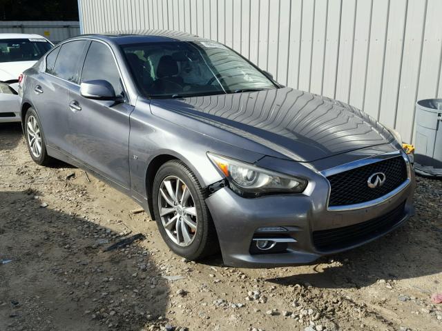 JN1BV7AR9EM686199 - 2014 INFINITI Q50 BASE GRAY photo 1