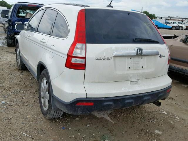 5J6RE38709L023022 - 2009 HONDA CR-V EXL WHITE photo 3