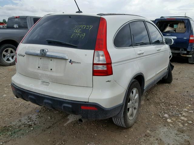 5J6RE38709L023022 - 2009 HONDA CR-V EXL WHITE photo 4