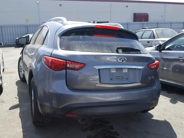 JN8CS1MW7HM411920 - 2017 INFINITI QX70 GRAY photo 3